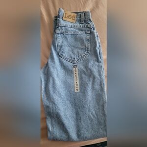 Lee Slim Fit Light Blue Denim Overalls